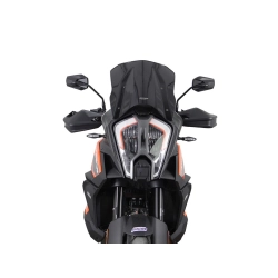 MRA szyba motocyklowa KTM SUPERADVENTURE 1290/S/R, 2021-, forma TURYSTYCZNAM, czarna