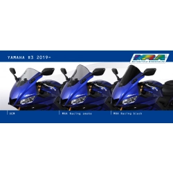 MRA RACING szyba motocyklowa YAMAHA YZFR3, 2019-, przyciemniana MOTORUS.PL