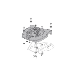 SW-MOTECH płyta montażowa do ALU-RACK pod kufer centralny TRAX ADAPTER PLATE