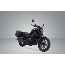 SW-MOTECH zestaw kufrów bocznych URBAN ABS I STELAŻY HONDA CMX1100 REBEL (20-) BLACK 2X165L