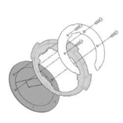 KAPPA BF67K mocowanie TANKLOCK APRILIA TUAREG 660 21, SUZUKI GSX1300R HAYABUSA 21-22 MOTORUS.PL