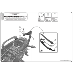 KAPPA adapter do zamontowania stelaża bocznego KLR450 ORAZ KLXR450 BEZ UŻYCIA STELAŻA CENTRALNEGO MOTORUS.PL