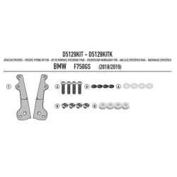 KAPPA MOCOWANIE SZYB KD5127S, KD5127ST ORAZ KAF5127 BMW F 750GS (18) MOTORUS.PL