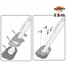 KAPPA poszerzenie stopki bocznej BMW F 650 GS / F 800 GS (08-17), F 800 GS Adventure (13-18) MOTORUS.PL