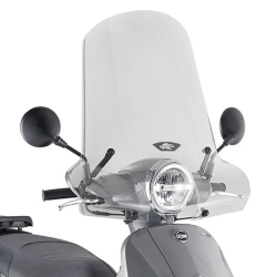 KAPPA szyba motocyklowa SYM Fiddle 125 Euro 5 (20) PRZEZROCZYSTA POTRZEBNE MOCOWANIE A7062AK MOTORUS.PL