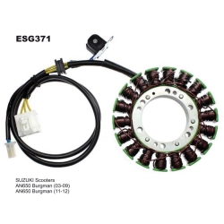 ELECTROSPORT ESG371 stator uzwojenie alternatora SUZUKI AN650 BURGMAN (03-12) (Z IMPULSATOREM)