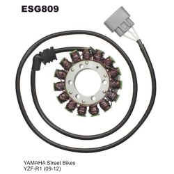 ELECTROSPORT ESG809 stator uzwojenie alternatora YAMAHA YZFR1 (09-14)