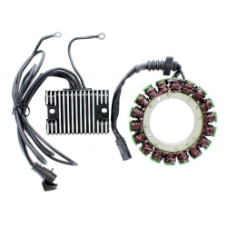 ELECTROSPORT ESK223 stator uzwojenie alternatora HARLEY DAVIDSON SOFTAIL (00), DYNA (99-03) (TWIN CAM 88) (3 FAZOWY + regulator napięcia ESR852 W KOMP