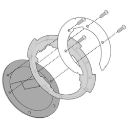 KAPPA mocowanie tanklock BMW G650 GS 11-14 MOTORUS.PL