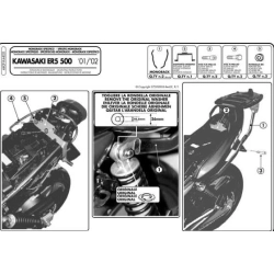 KAPPA stelaż kufra centralnego KAWASAKI ER5 500 (01-07) ( BEZ PŁYTY ) MOTORUS.PL