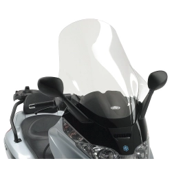 KAPPA szyba motocyklowa PIAGGIO X-EVO 125/250/400 (07-11), X8 125/150/200/250/400 (04-10) 80X60CM PRZEZROCZYSTA MOTORUS.