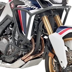 KAPPA gmole osłony silnika HONDA CRF 1000L AFRICA TWIN (16-19) CZARNE - GÓRNE MOTORUS.PL