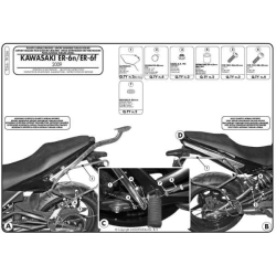 KAPPA stelaż pod sakwy boczne KAWASAKI ER-6N 05 - 08 MOTORUS.PL