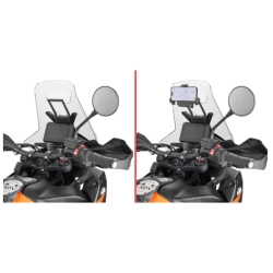 KAPPA KFB7716 POPRZECZKA DO ZAMONTOWANIA TOREB I MOCOWAŃ GPS/SMARTPHONE KTM 890 ADVENTURE 23, MOTORUS.PL