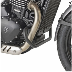 KAPPA KN6424 GMOLE osłony Silnika TRIUMPH SCRAMBLER 400 X 24-, SPEED 400 24-, CZARNE MOTORUS.PL