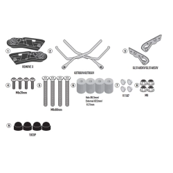 KAPPA TR4131K stelaż pod torby, sakwy BOCZNE SZYBKIEGO MONTAŻU REMOVE-X KAWASAKI Z650 RS 22-24 MOTORUS.PL