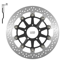 NG1796G tarcza hamulcowa PRZÓD DUCATI 848 08-13, PANIGALE 959 18-19, S4R 996 07-09 (320X72X5MM) (5X8,5MM) PŁYWAJĄCA (ŚRO