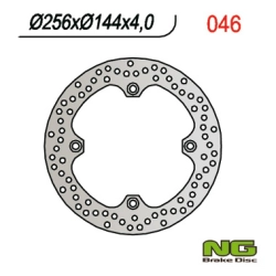 NG046 tarcza hamulcowa PRZÓD HONDA XL600V TRANSALP 97-99, NX650 DOMINATOR 88-04, XR 650L 93-21,CB450S 85-89 (255X144X4MM