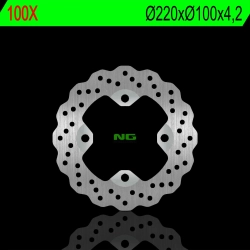 NG100X tarcza hamulcowa TYŁ KAWASAKI ER 6F/N 06-17, ZX 6R 02-17, KLE650 07-14, Z750 03-06, ZX 9R 98-03, ZX 10R 104-10 (2