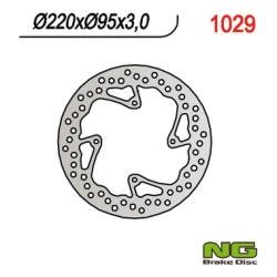 NG1029 tarcza hamulcowa PRZÓD KTM 85 SX 03-15 (220X95X3) (4X6,5MM)