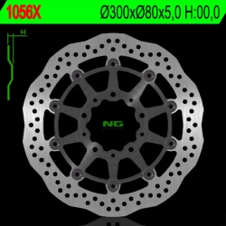 NG1056X tarcza hamulcowa PRZÓD KAWASAKI ZX6R 05-16, ER6F/N 06-18, KLE650 VERSYS 07-22, Z750, Z1000,ZX10R (300X80X5) (5X1