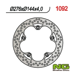 NG1092 tarcza hamulcowa PRZÓD HONDA CBF250 04-09, CBR125R 12-17 (276X144X4) (5X10,5MM)