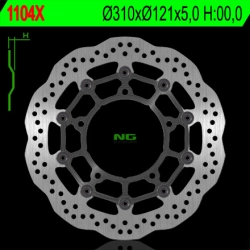 NG1104X tarcza hamulcowa PRZÓD SUZUKI B-KING 07-13,GSF650/1250 07-16,GSXF650/1250 10-18,GSXR1300 08-18,(310x121x5MM) (5X