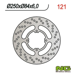 NG121 tarcza hamulcowa TYŁ SUZUKIGS 500E/F 89-08GSX600/750 F 89-97 (250X84X6)