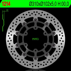 NG1214 tarcza hamulcowa PRZÓD SUZUKIGSXR 600/750 08-18,GSXR 1000 09-16,GSX750Z 08-21 (310X102X5MM) (6X8,5MM) PŁYWAJĄCA