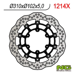 NG1214X tarcza hamulcowa PRZÓD SUZUKIGSXR 600 08-18,GSXR 750 08-18,GSXR 1000 09-16,GSX750Z 08-14 (310X102X5) WAVE PŁYWAJ