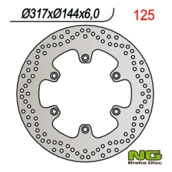 NG125 tarcza hamulcowa PRZÓD HONDA NTV 650, VF 750 C 93-99, ST 1100, VT 1100 (317X144X6)