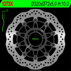 NG1273X tarcza hamulcowa PRZÓD DUCATI MONSTER 1100, DIAVEL 1200, MULTISTRADA 1200 (320X72X5) WAVE