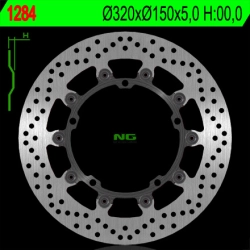 NG1284 tarcza hamulcowa PRZÓD TRIUMPH SPEED TRIPLE 1050 08-17, SPRINT 1050 10-14 (320X150X5) (5X10,5MM) PŁYWAJĄCA