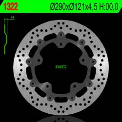 NG1322 tarcza hamulcowa PRZÓD SUZUKIGSF650 06 ABS, SV650X/ABS 18-19 (PŁYWAJĄCA) (290X121X4,5)