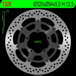 NG1328 tarcza hamulcowa PRZÓD HONDA VFR1200F/ DCT 10-17 (320X94X5,0) (5X6,5MM) (BEZ ABS)