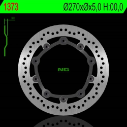 NG1373 tarcza hamulcowa PRZÓD BMW C650 12-20, C-EVOLUTION 14-21 (270MMX5MM) (5X9,8MM) PŁYWAJĄCA