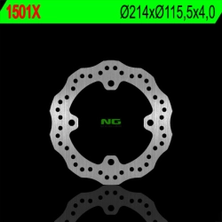 NG1501X tarcza hamulcowa PRZÓD/TYŁ CAN-AM COMMANDER 800/1000 11-14, MAVERICK1000 13-14 (214X115,5X4) (4X11,5MM) WAVE