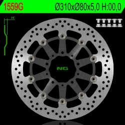 NG1559G tarcza hamulcowa PRZÓD KAWASAKI Z1000 ABS 15-17, Z 1000 15-17, ZX6R 13-17, Z800 12-18, GTR1400 07-18, ZZR1400 06