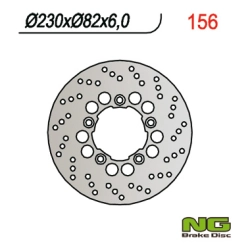 NG156 tarcza hamulcowa TYŁ KAWASAKI ZX6R (95-97), ZX 7R (96-03), ZXR 750 (230x82x6)