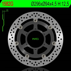 NG1582G tarcza hamulcowa PRZÓD HONDA CBR600F 01-07 (ABS) ŚRODEKALUMINIOWY (296X94X4,5MM) (6X6,5MM)