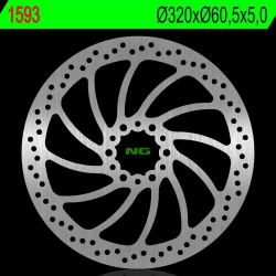 NG1593 tarcza hamulcowa PRZÓD KTM DUKE 390 17 RC 250/390 17 (320X60,5X5,0MM)