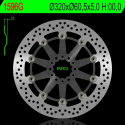 NG1596G tarcza hamulcowa PRZÓD KTM DUKE 390/ ABS 17, RC 250/ 390/ ABS 17 (320X60,5X5,0MM) ŚRODEKALUMINIOWY