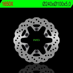 NG1650X tarcza hamulcowa TYŁ KAWASAKI KLX250 09-20, KLX300 R 20 (240X100X5,0MM) (6X10,50MM) WAVE