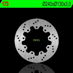 NG173 tarcza hamulcowa TYŁ KAWASAKI ZZR600 90-92, ZX 6R 95-97, ZEPHYR 750 92-97 (230X100X6) (4X10,5MM)