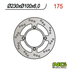 NG175 tarcza hamulcowa TYŁ KAWASAKI ZEPHYR 750 92-97, ZZR600 90-92 (4X10,25) (230x100x6)