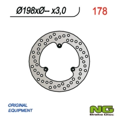 NG178 tarcza hamulcowa PRZÓD KTM 60/65/85 SX (198x-x3)