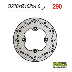 NG290 tarcza hamulcowa TYŁ APRILIA RS 50 (99-05), TUONO 50`03-07 (220X102X4) (5X8,5MM)