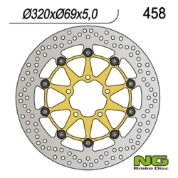 NG458 tarcza hamulcowa PRZÓD SUZUKIGSXR600/750 97-03,GSXR1000 00-04, TL1000,GSXR1300 HAYABUSA 99-07 (320x69x5) PŁYWAJĄCA