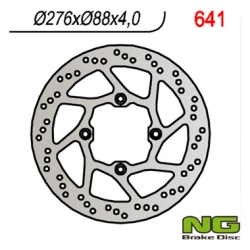 NG641 tarcza hamulcowa PRZÓD HONDA XL125 V VARADERO 01-13 (276X88X4) (4X10,5MM)