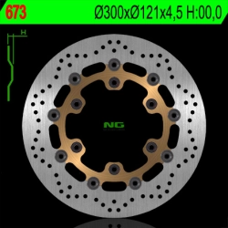 NG673 tarcza hamulcowa PRZÓD SUZUKI DR650 91-95, DR800 89-96, XF650 FREEWIND 97-02, M 800 INTRVDRE 08-15 (300X121X4,5) (